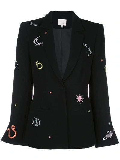 Cinq À Sept Cinq A Sept Astro Rumi Embroidered Blazer In Black