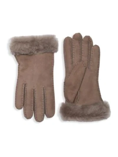 Ugg Women's Shearling & Sheepskin Gloves In Stormy Grey