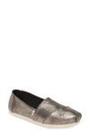 Toms Women's Classic Flats In Forged Iron Fabric