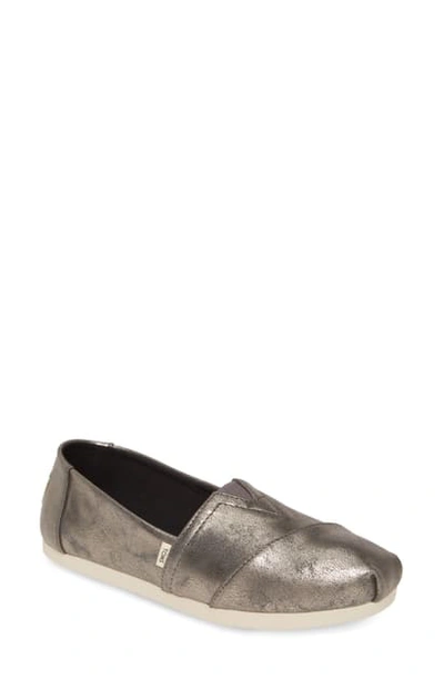 Toms Women's Classic Flats In Forged Iron Fabric
