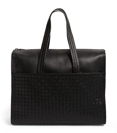 Bottega Veneta Leather Intrecciato Tote Bag