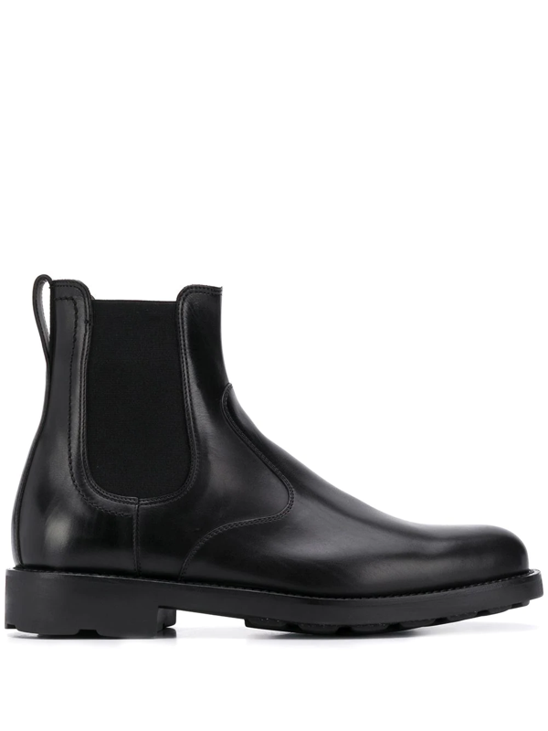 Salvatore Ferragamo Chelsea Boots In Black | ModeSens