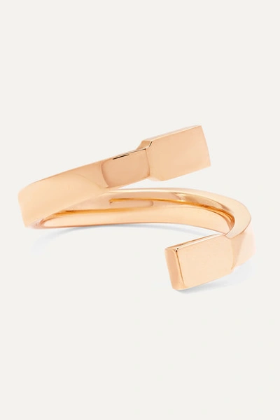 Repossi Serti Sur Vide 18-karat Rose Gold Ring