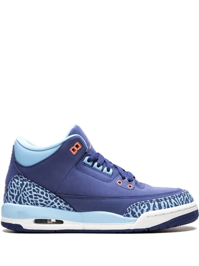 Jordan Kids' Air  3 Retro Gg Trainers In Blue