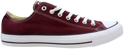 Pre-owned Converse  Chuck Taylor Ox Burgundy