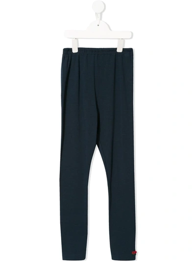 Familiar Kids' Relaxed Fit Bow Detail Trousers In Blue