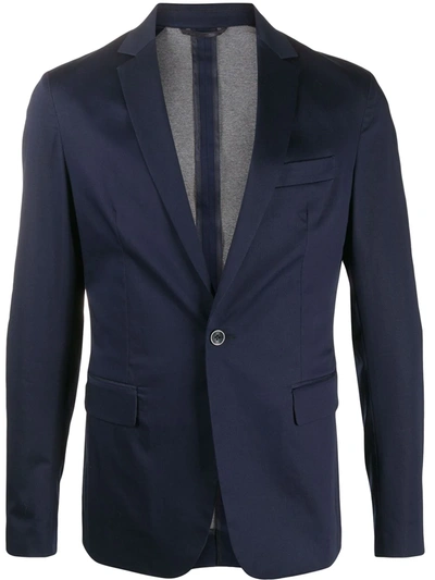 Dondup Classic Tailored Blazer In Blue