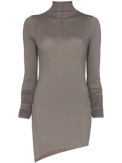Lemaire Turtleneck Bodycon Top In Grey