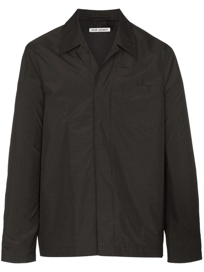 Our Legacy Tech Archive Chelsea Shirt Jacket In Black