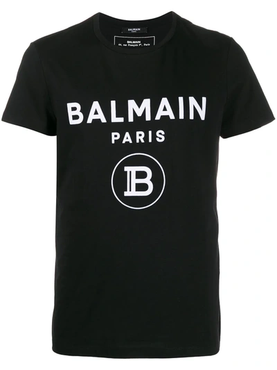 Pierre Balmain Logo T恤 In Black