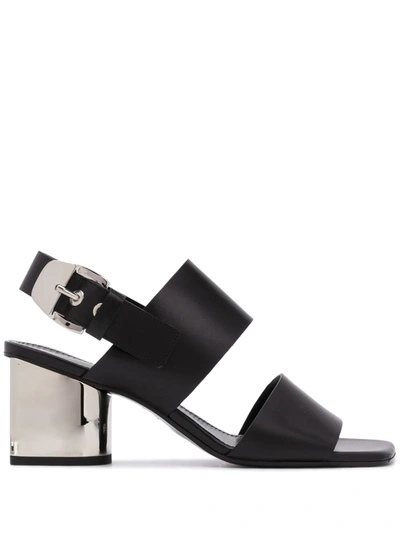 Proenza Schouler Mirrored Heel 70mm Sandals In Black