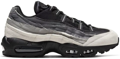 Pre-owned Nike  Air Max 95 Comme Des Garcons Black Grey In Black/grey-white