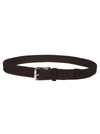 Tod's Leather Belt In Dark Brown