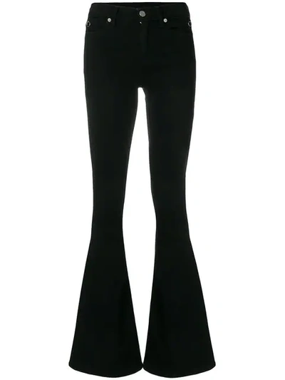 Alyx High-rise Flared Trousers In Black