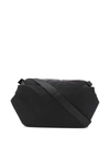 Côte And Ciel Riss Oversized Crossbody Bag In Black