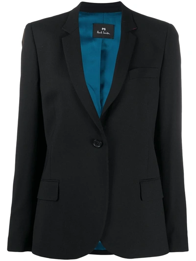 Ps By Paul Smith Single-breasted Blazer In Black