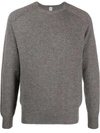 Eleventy Crew Neck Jumper In Grey