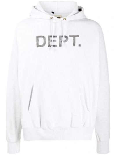 Gallery Dept. Relaxed-fit Logo Hoodie In Grey