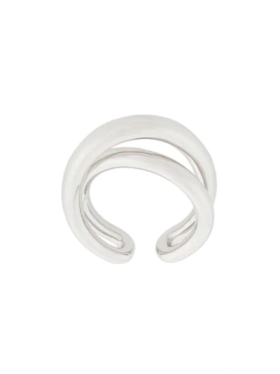 Charlotte Chesnais Initial Ring In Metallic