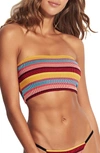 Seafolly Baja Stripe Tube Bikini Top In Baja Stripe Saffron