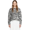 Proenza Schouler White Label Animal Jacquard Cotton Blend Sweater