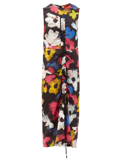 Colville Floral-print Satin Maxi-dress In Big Flower