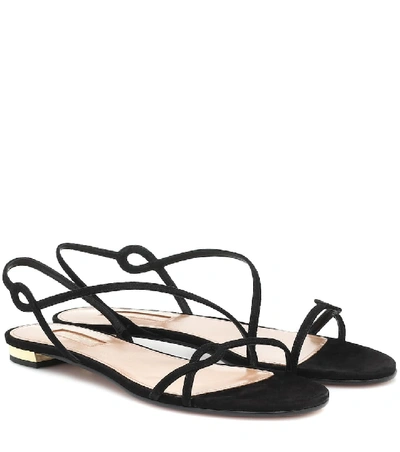 サンダル・ミュール AQUAZZURA Women Sandals TQLMIDS0SUEBJT Black Latour Sandal 75 BLACK Aquazzura@ Official