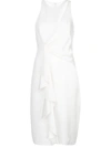 Cinq À Sept Clemency Tie-waist Dress In White