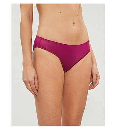 Calvin Klein Liquid Microfibre Bikini Briefs In Xsl Covet