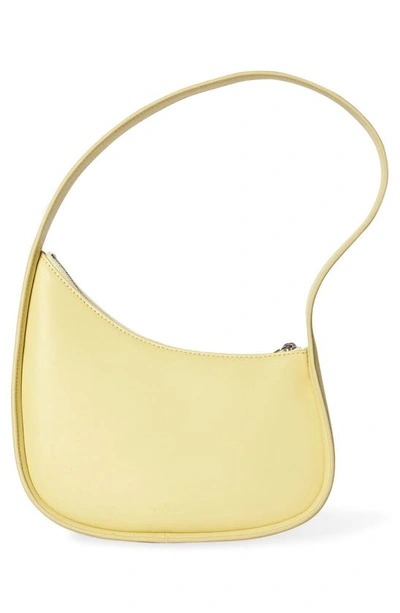 The Row Half Moon Hobo Bag In Calfskin Leather In Sherbet