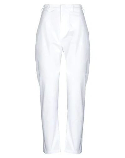 N°21 Casual Pants In White