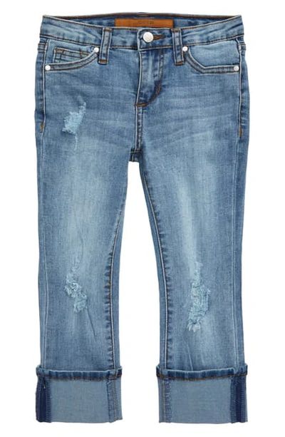 Joe's Jeans Girls' The Jane Mid-rise Cropped Skinny Jeans - Little Kid In Blasted Blue