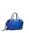 Tory Burch Perry Small Satchel In Nautical Blue