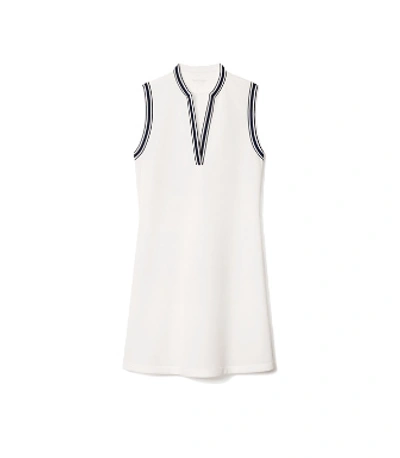 Tory Sport Sleeveless Tunic Dress In Snow White