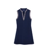 Tory Sport Sleeveless Tunic Dress In Navy Blue