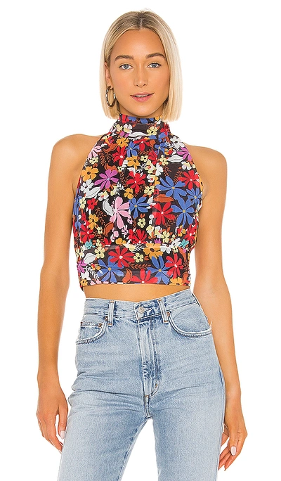 House Of Harlow 1960 Deliana Top In Floral Multi