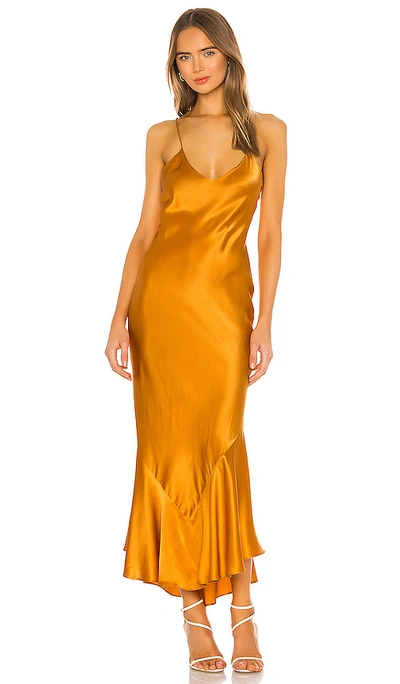 Alix Nyc Seneca Dress In Saffron