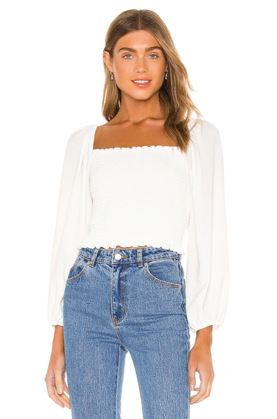 Show Me Your Mumu Mindy Top In White
