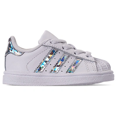 Adidas Originals Adidas Girls' Toddler Originals Superstar Casual Shoes In White