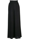 Theory Admiral Wide-leg Trousers In Black