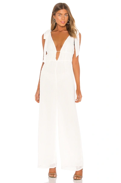 Lovers & Friends Cain Jumpsuit In White