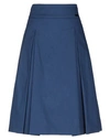 Alessandro Dell'acqua Knee Length Skirt In Blue