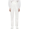 Isabel Marant Kelinny Paperbag-waist Cotton Trousers In White