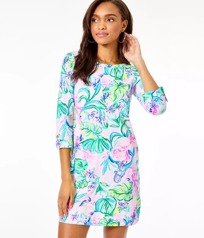 Lilly Pulitzer Women's Linden Dress In Blue Size 2xl, In The Trees -