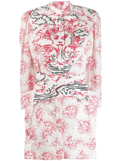 Stella Mccartney Watw Gia Mini Dress In White