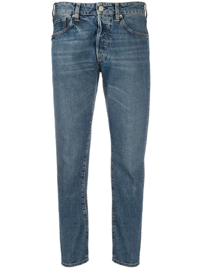 Golden Goose Jolly Cropped Jeans In Blue