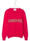 Alberta Ferretti Teen French Kiss Jumper In Pink