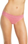 Natori Bliss Perfection Thong In French Rose