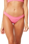 L*space Veronica Ribbed Bikini Bottoms In Bubblegum Pink