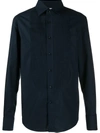 Brunello Cucinelli Men's Bib-front Tuxedo Shirt In C560 Navy